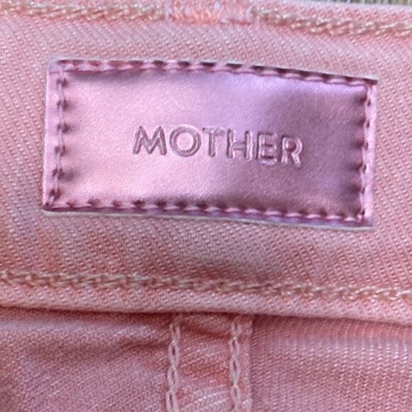 MOTHER The Rascal Ankle Snipper Pink Jeans Sz 26 - Picture 13 of 16
